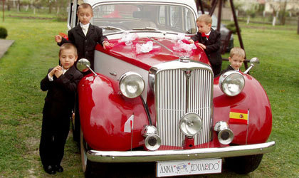 auto do ślubu